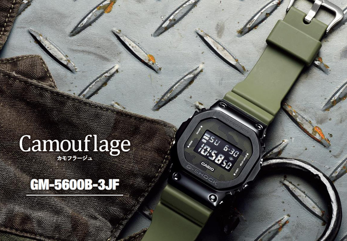 メタル×ミリタリー GM-5600B カーキグリーン G-SHOCK 楽天市場】CASIO