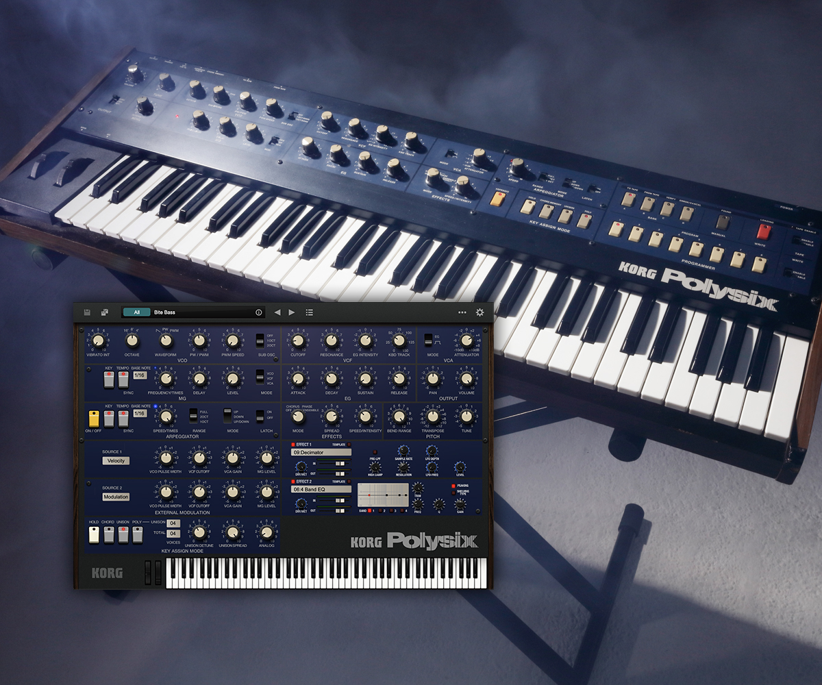 Polysix V2 for Mac/Win - POLYPHONIC SYNTHESIZER | KORG (Japan)