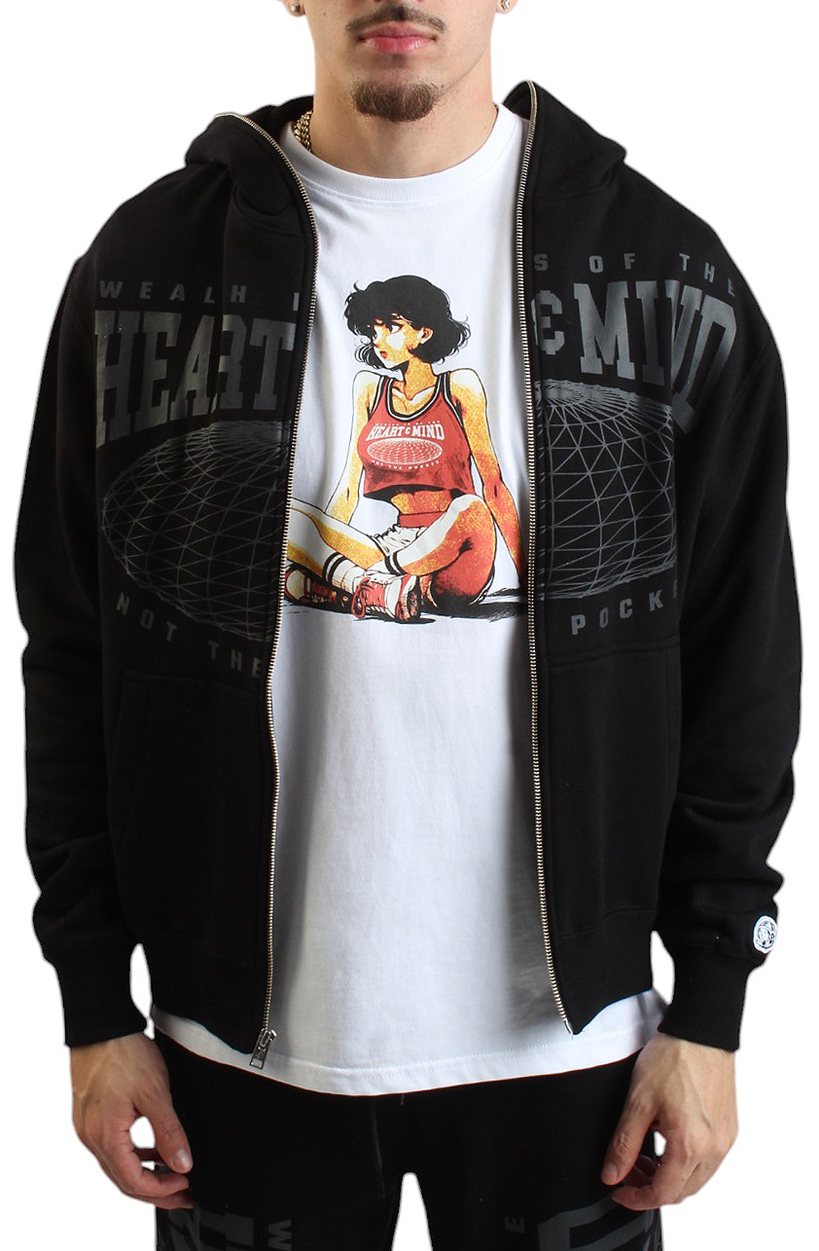 BILLIONAIRE BOYS CLUB BB HMU Zip Hoodie 851-1304BLK - Karmaloop