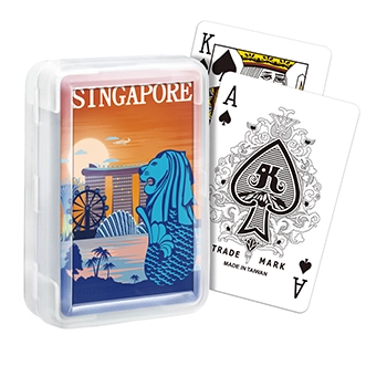 お土産のトランプ - シンガポール