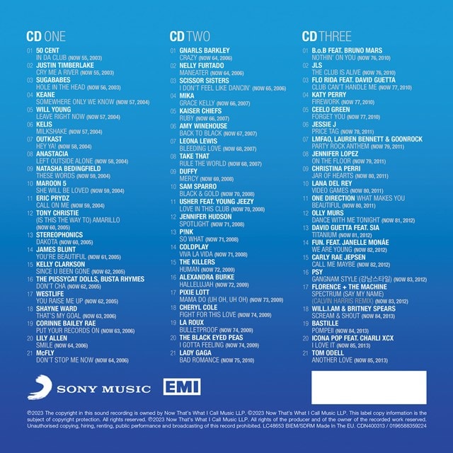 Now That's What I Call 40 Years: 2003-2013 - Volume 3 | CD Album