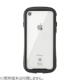 iPhone8／7】iFace Reflection 強化ガラスクリアケース ネイビー