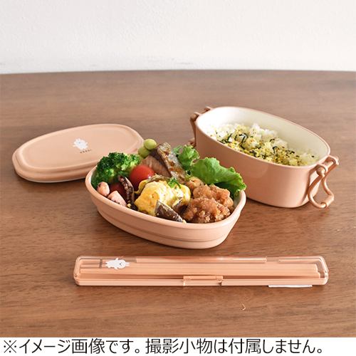 サブヒロモリ ムームーフレンズ オーバルタイトランチ2段 610mL