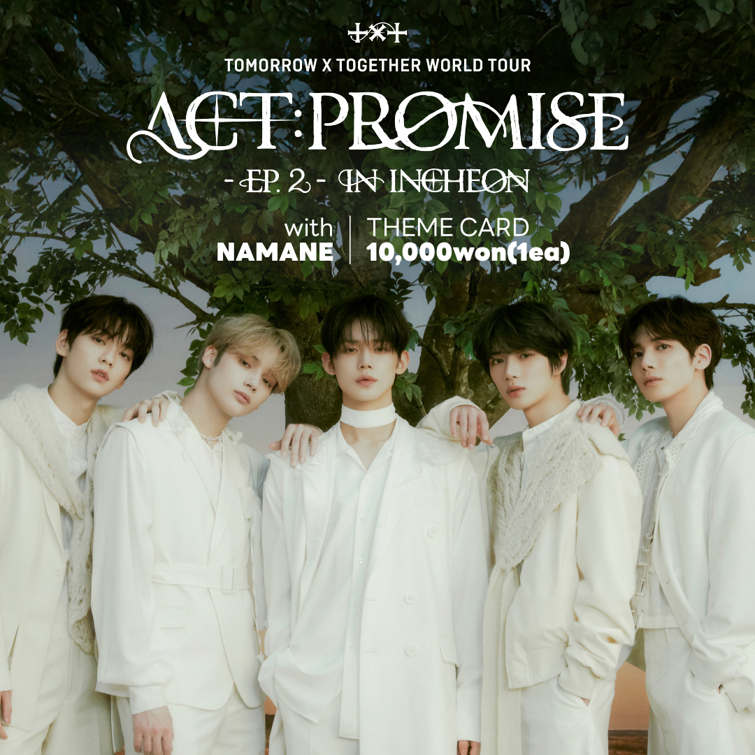 TXT ACT:PROMISE EP.2 韓国 仁川 MOA トレカ 5枚 TXT 2025 TOUR ACT: PROMISE EP.2 IN INCHEON MOA ZONE PHOTOCARD