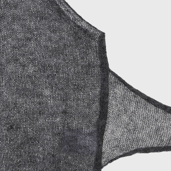 Mohair Wrap Sleeveless (Yellow / Khaki / Dark Gray) : MONOHA