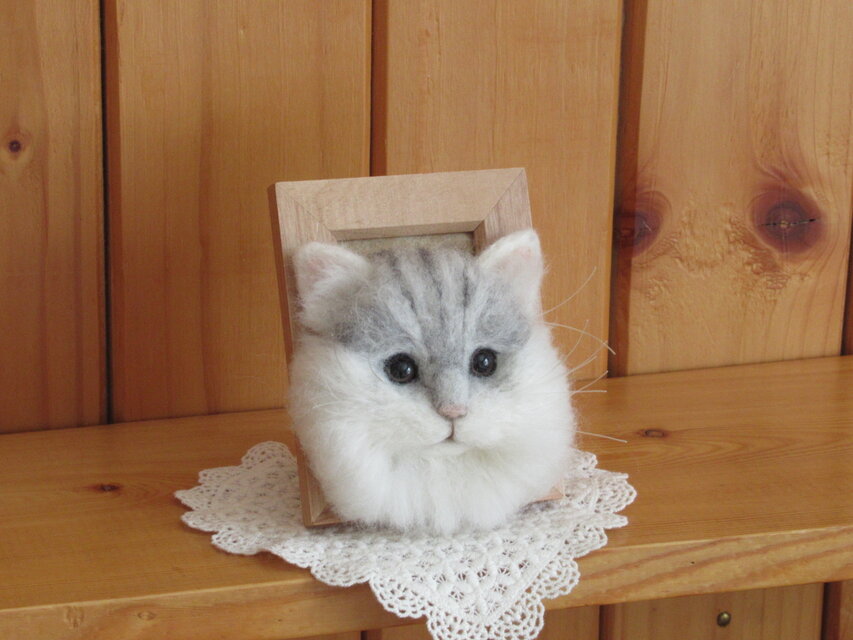 チンチラシルバー 猫 フレーム | iichi 日々の暮らしを心地よくする