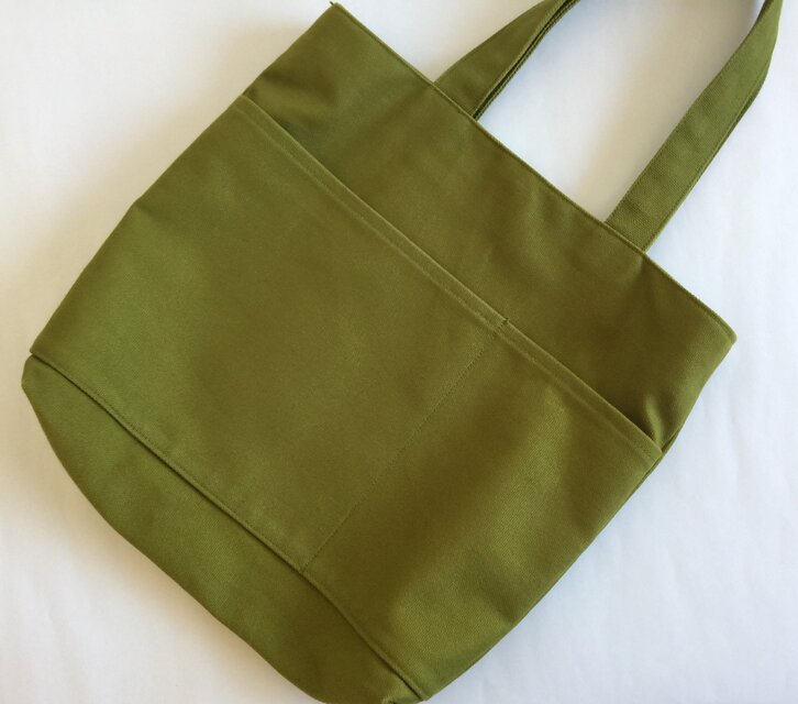 オリーブグリーン 8号帆布 トートバッグ | iichi 日々の暮らしを
