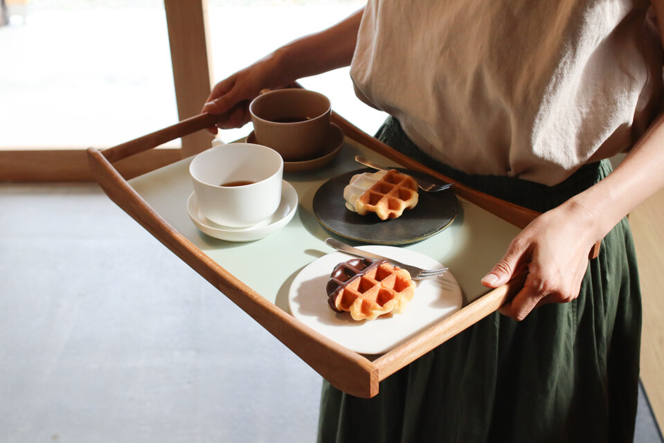 COSI TABELLINI ピューター スクエアサービングトレイ COSI TABELLINI