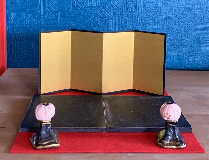 ぼんぼり・屏風・敷物・黒台（雛人形付属品） | iichi 日々の暮らしを