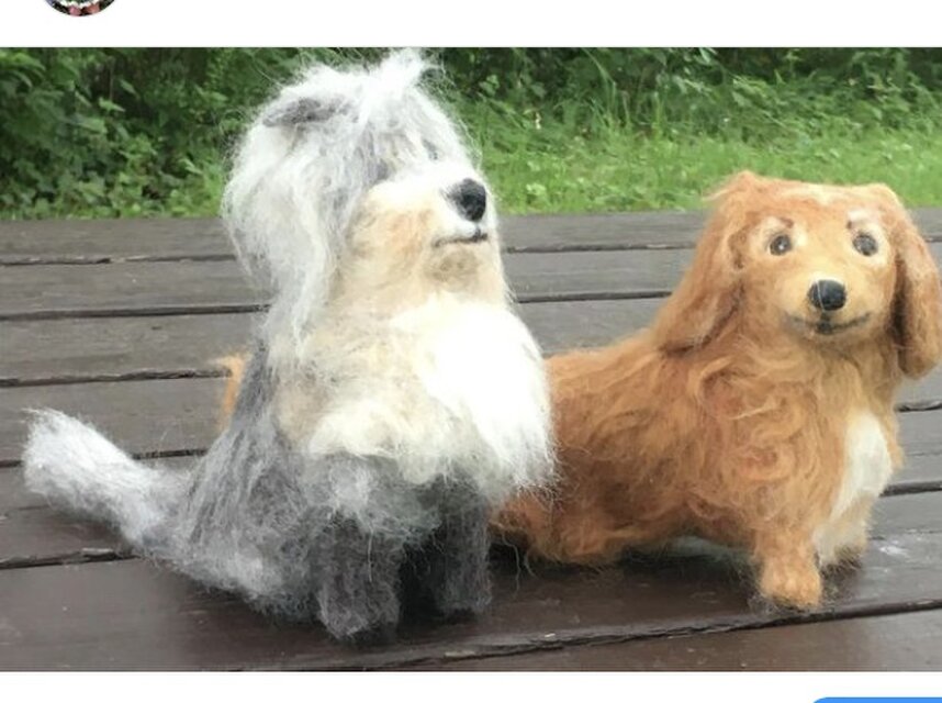 羊毛フェルトの「うちの子オーダー」「メモリアルオーダー」ミニサイズ