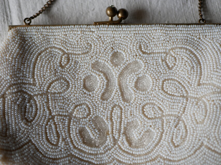 ビーズバッグ フランスアンティーク アンティークバッグ フランス