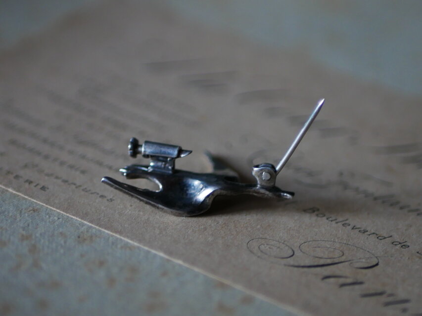 バード ヴィンテージブローチ マルカジット フランスアンティーク