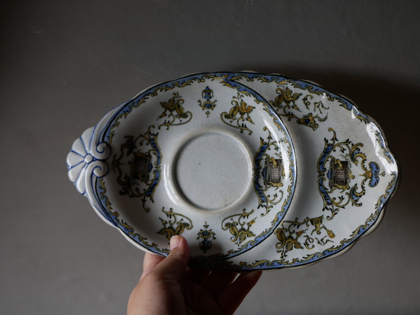 GIEN ジアン アンティークプレート フランスアンティーク アンティーク