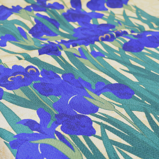 68cm 風呂敷 絹 名作 尾形光琳 かきつばた | iichi 日々の暮らしを