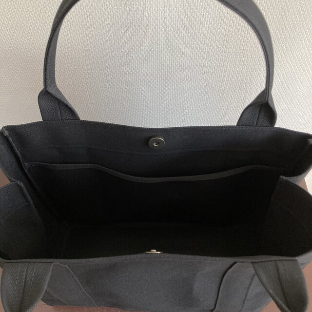 トートバッグ03 BOX 黒 / 8号帆布 | iichi 日々の暮らしを心地よくする