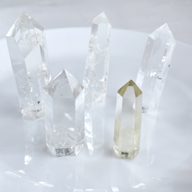 David クリスタル ポイント型 サイン付き SKULL DIVINE チェーン