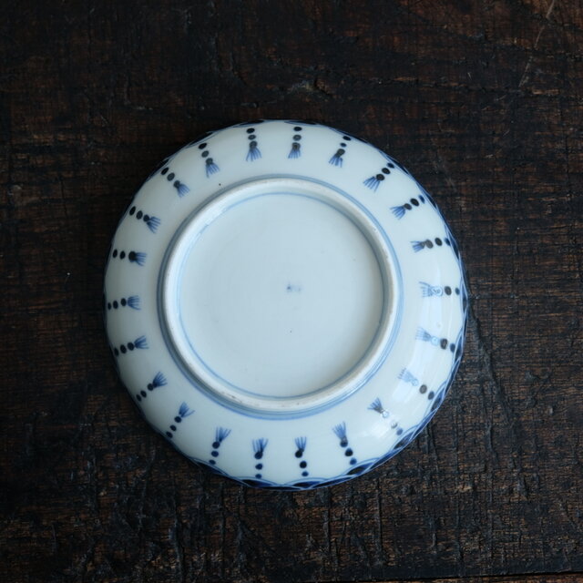 少しアウトレット品】赤でポップ◇古伊万里 赤絵金彩小皿 骨董品