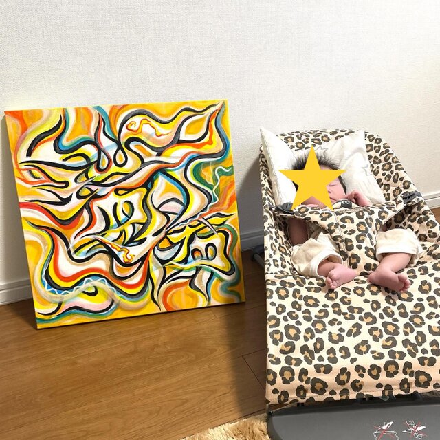 名前の絵】 手書きのオリジナルアート オーダーメイド お店の