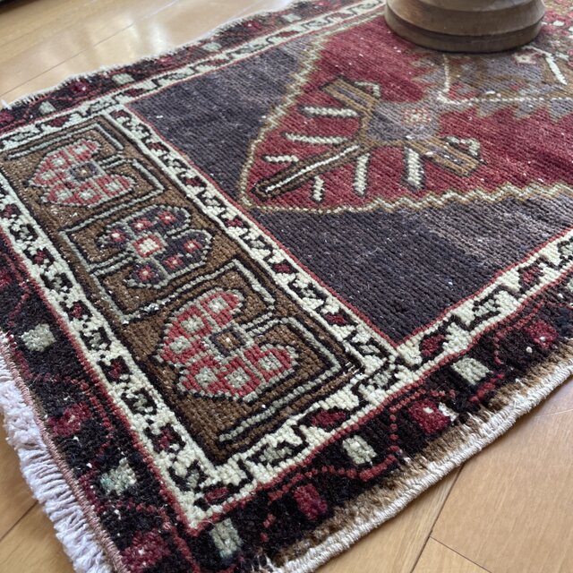 46×116 長め メダリオン グラデーション トルコヴィンテージラグ