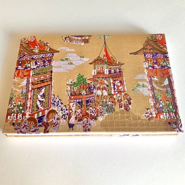 鉾』 B5見開き御朱印帳 見開き御朱印帳 金襴織物御朱印帳 鉾 御所車