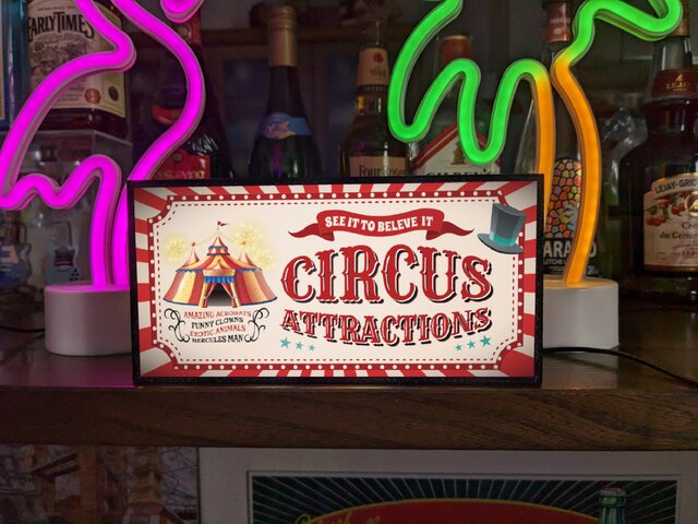 レア！50s〜アメリカアンティーク実物サーカス遊園地FAIR広告