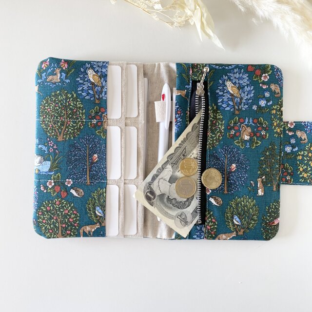 A6.B6.A5サイズあり フォレストフレンド(森の友達) 【グリーン】マルチ