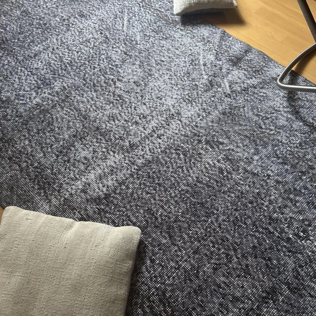 104×207 グレイ×ブラウン オーバーダイ トルコヴィンテージラグ