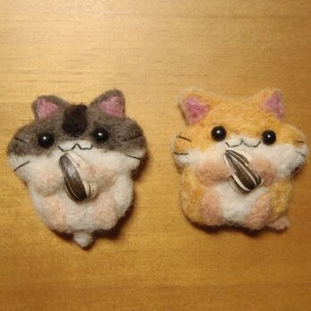 羊毛フェルト ハムスターの通販 | iichi 日々の暮らしを心地よくする