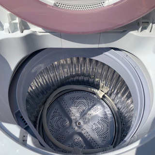 アウトレット SHARP 2016年製 全自動電気洗濯機 ES-G55RC-P