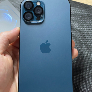 傷あり 傷あり 青いiPhone12 Pro Max 本体のみ 青いiPhone12 Pro Max