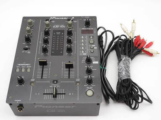 トップ ss4613 パイオニア DJ用ミキサー DJM-400 ブラック 2ch pioneer