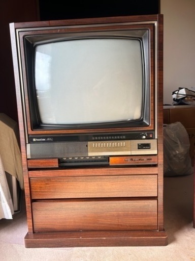 昭和レトロ】ナショナルカラーテレビPanaColor TH26-Z9 ブラウン管