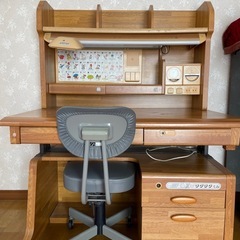 昭和 レトロ 学習机 家具の中古が安い！激安で譲ります・無料で