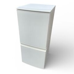 中古SHARP 137L 冷蔵庫【SJ-UY14-W】 どっちもドア SHARP シャープ