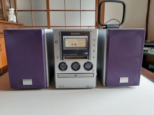 SONY CMT-M700DVD(HCD-M700) MD・DVDミニコンポジャンク品 (テレマキ