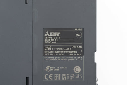 三菱 DC入力ユニット (プラスコモンタイプ) QX41 (19年製) | 保守部品.com