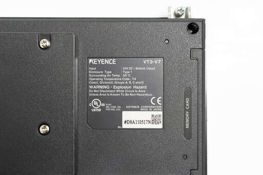 キーエンス タッチパネル VT3-V7 (VT3-E3付き) | 保守部品.com