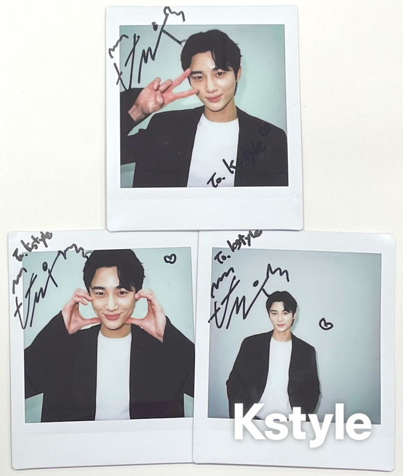 終了しました】ビョン・ウソク直筆サイン入りポラを3名様に！応募は