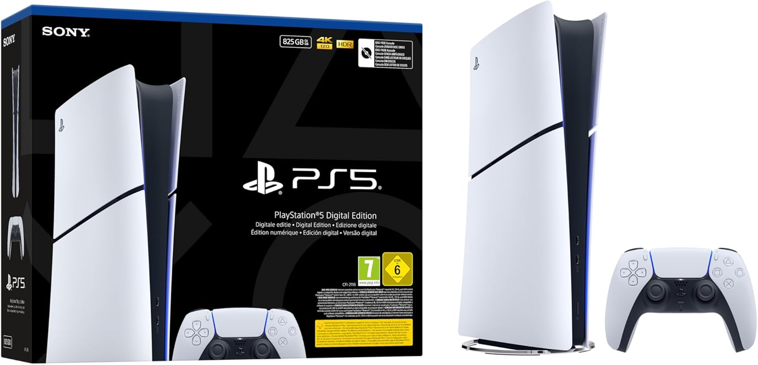 PlayStation 5 Digital Edition with 1TB SSD downgraded to 825GB