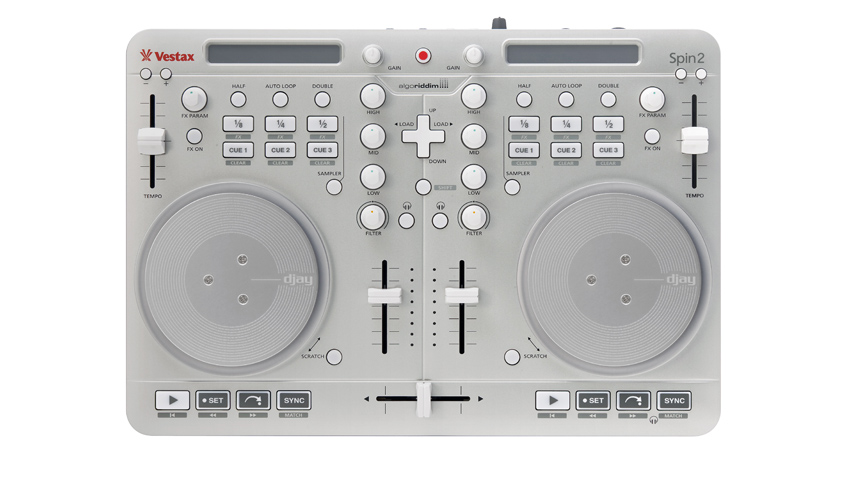 Vestax Spin 2 DJ controller connects natively to iPad and iPhone