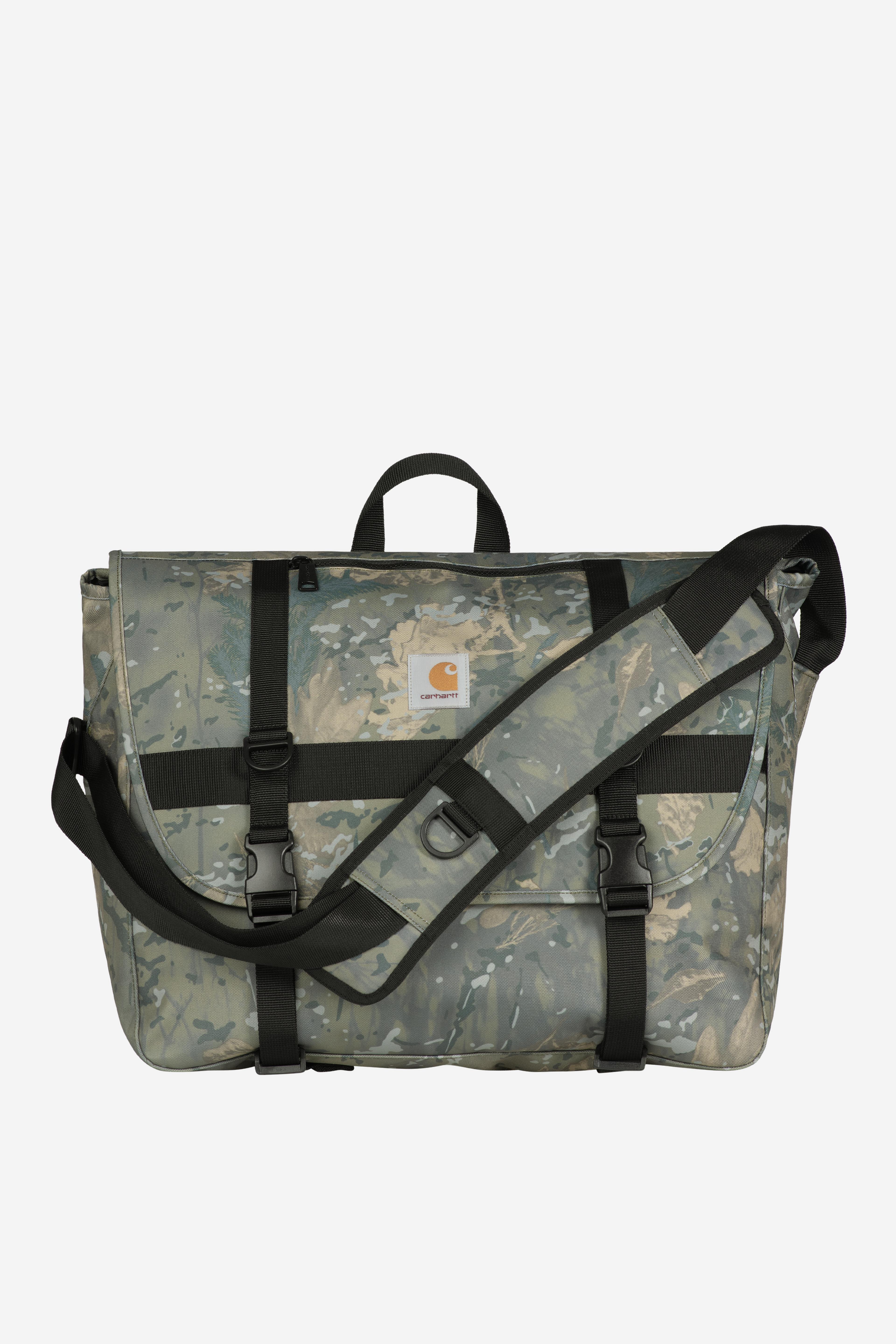 Carhartt WIP Jake Messenger Bag, Camo Combi, Green | Official