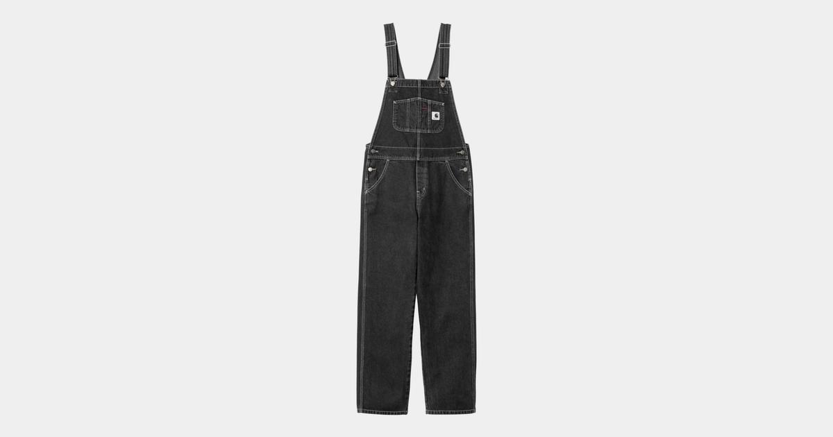 Carhartt WIP W' Bib Overall Straight, Black | Official Online Store