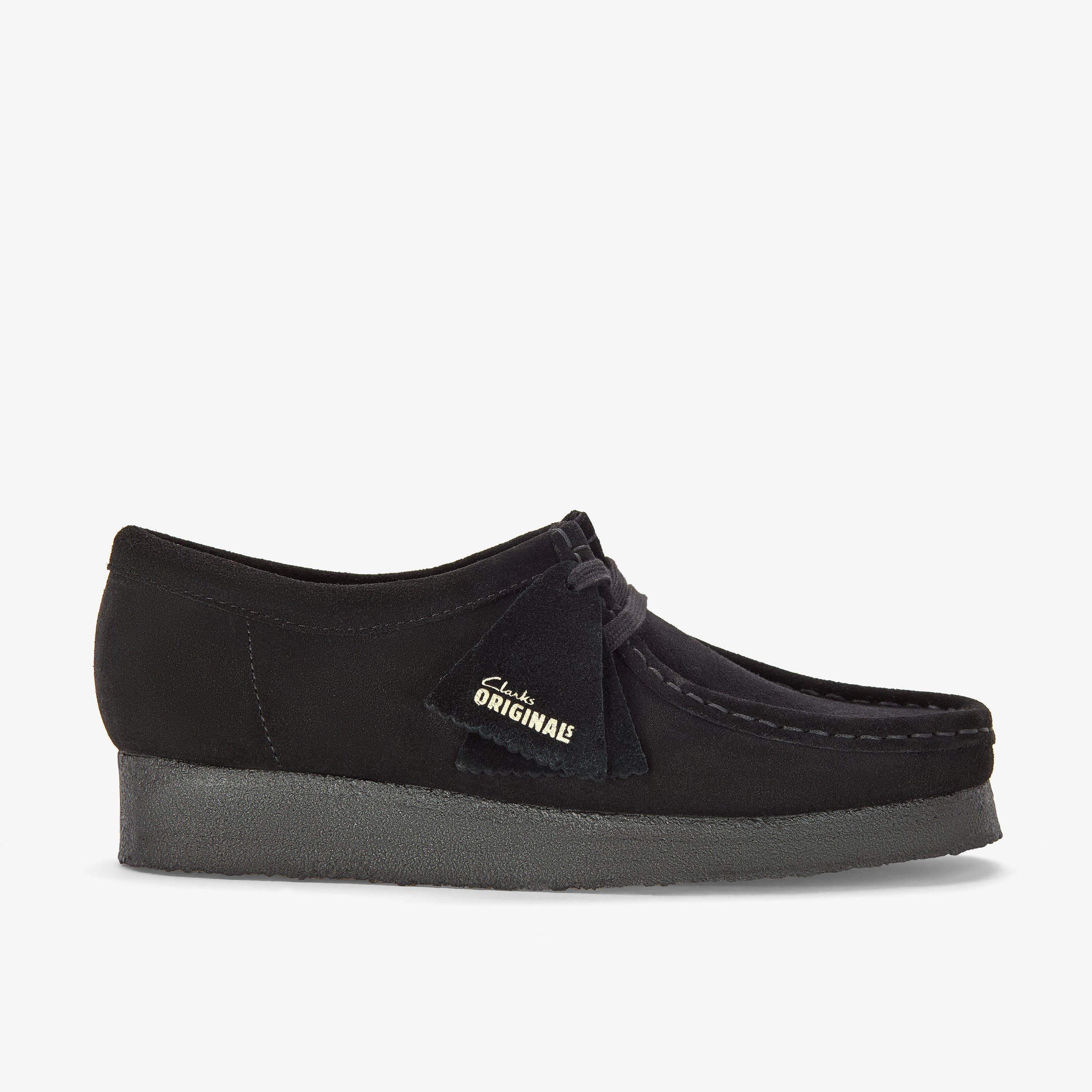 Men's Wallabee™ Black Suede Shoes | Clarks