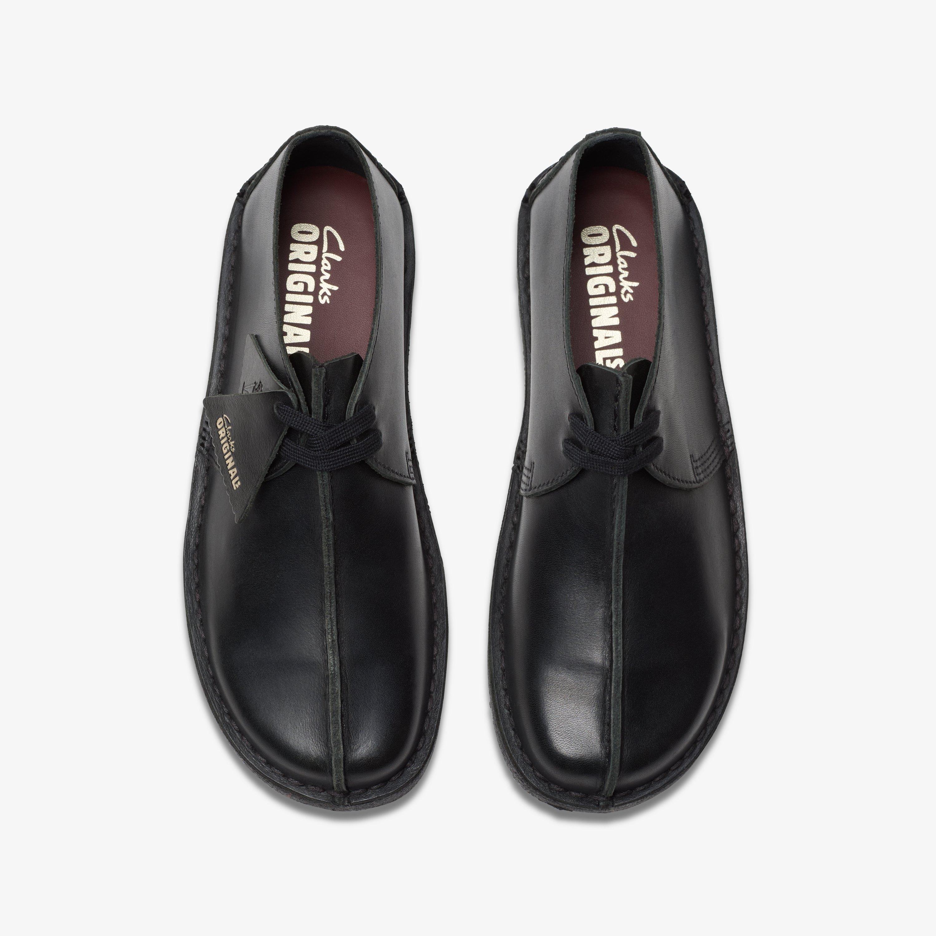 Womens Desert Trek Black Smooth Leather | Clarks