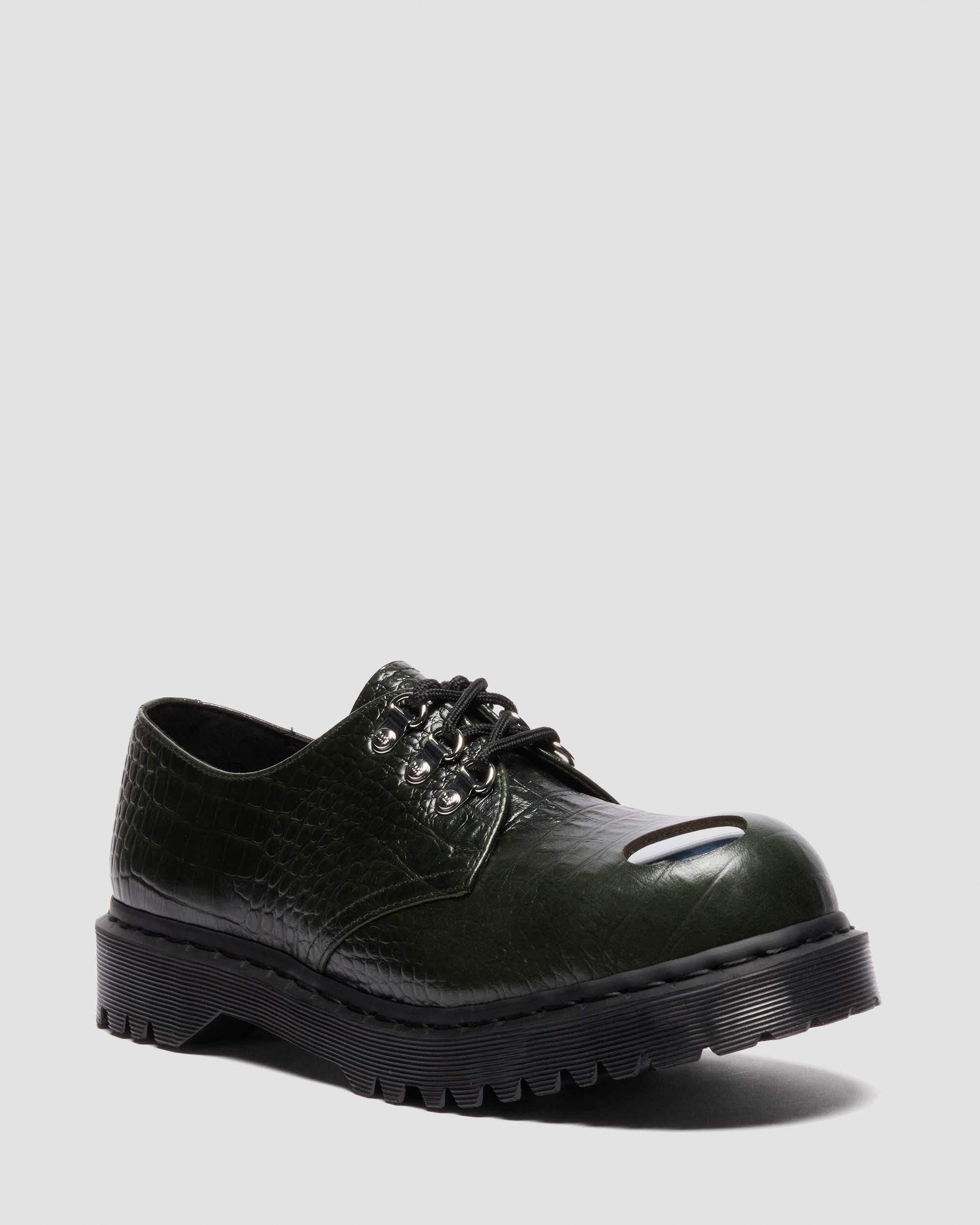 1461 Bex Squared Toe Leather Oxford Shoes in Black | Dr. Martens
