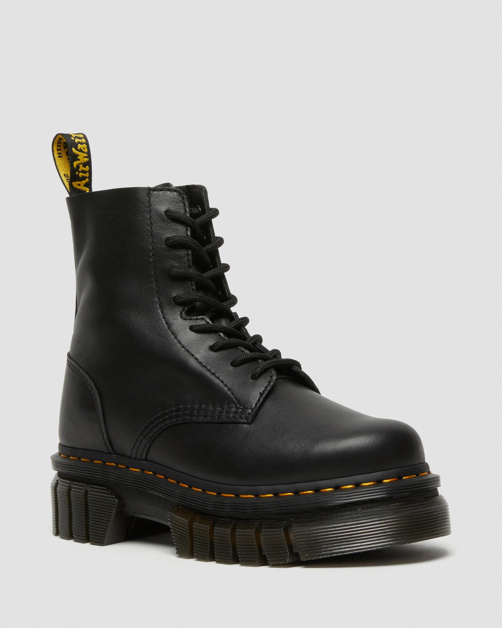 Audrick Nappa Lux Platform Ankle Boots in Black | Dr. Martens