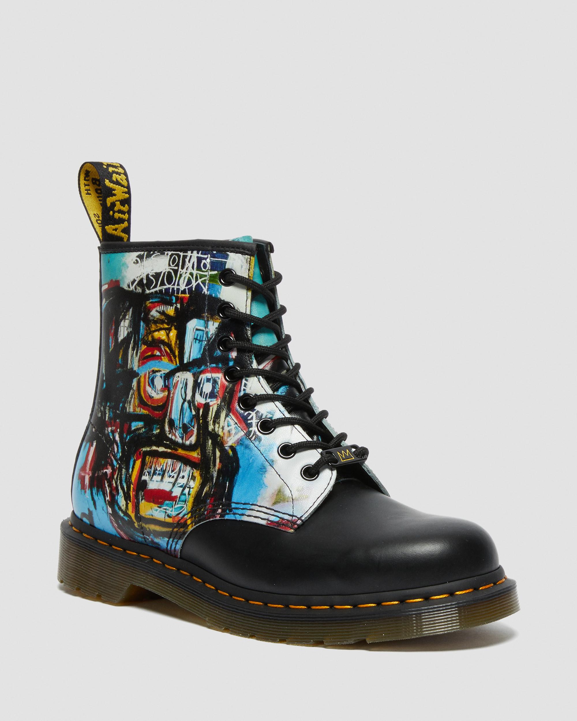 1460 Basquiat Leather Ankle Boots in Black | Dr. Martens