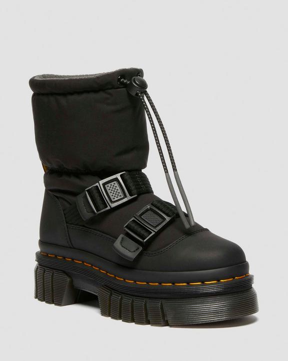 Audrick Lo Puffer Boots in Black | Dr. Martens