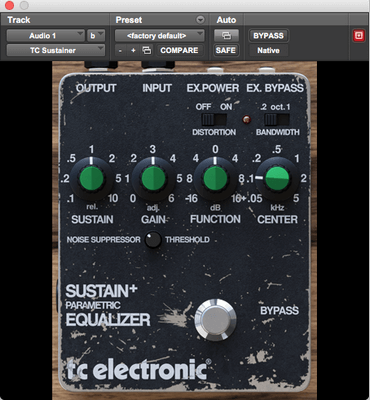 TC Electronic | Product | SUSTAIN+ EQUALIZER