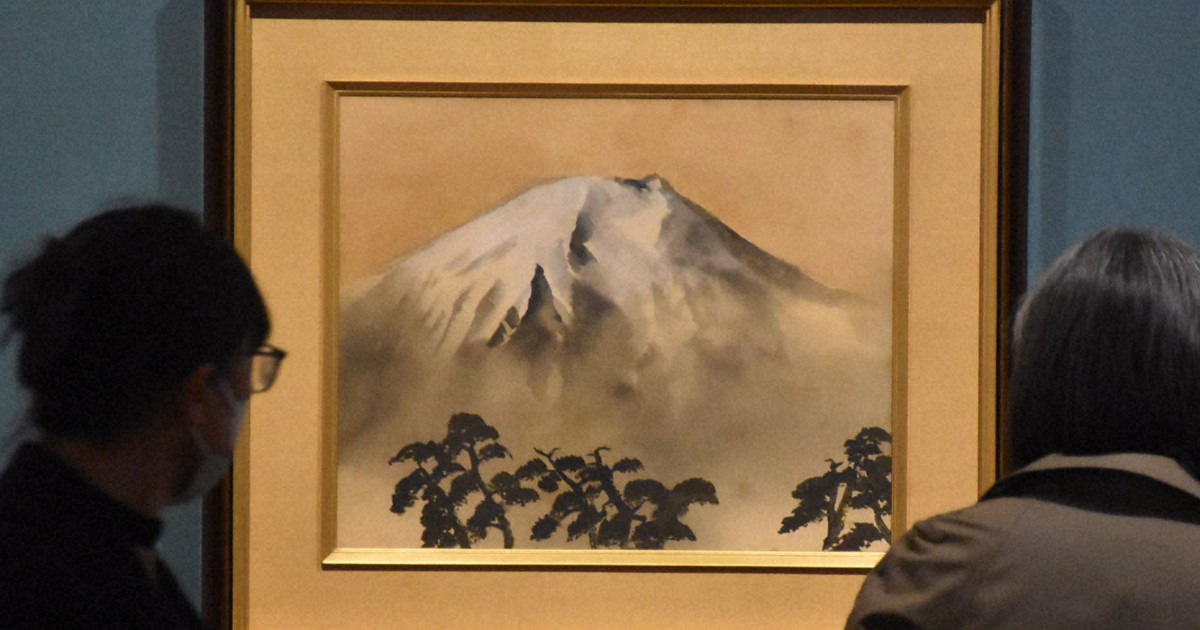 複製／横山大観 ［月に白鷺図］ボストン美術館東洋部創立百周年記念